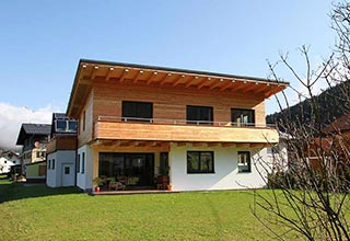 ZEBAU-Zimmerei | Holzriegelhaus in Gosau