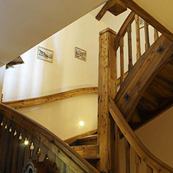 Old wood used in Salzkammergut houses